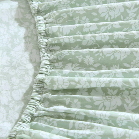 Breathable cotton percale fabric from Laura Ashley sheets keeps you cool