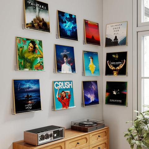 Laurensory multi-function shelf suits frames, figures and keepsakes.