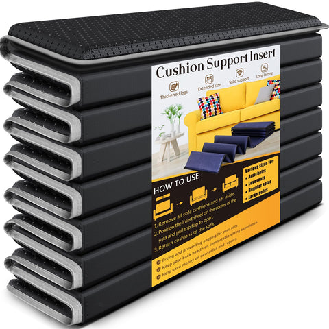 LAVEVE heavy-duty cushion board, side view, supports sagging cushions.