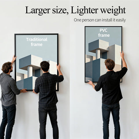 Lavezee 24x36 frame mounted vertically for posters