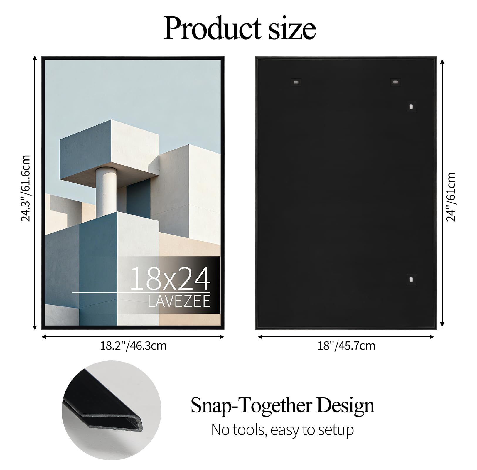 Lavezee six-pack bundle ideal for creating gallery walls