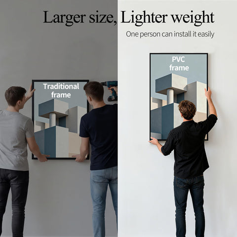 Lavezee wall-mount setup showing easy, tool-free installation