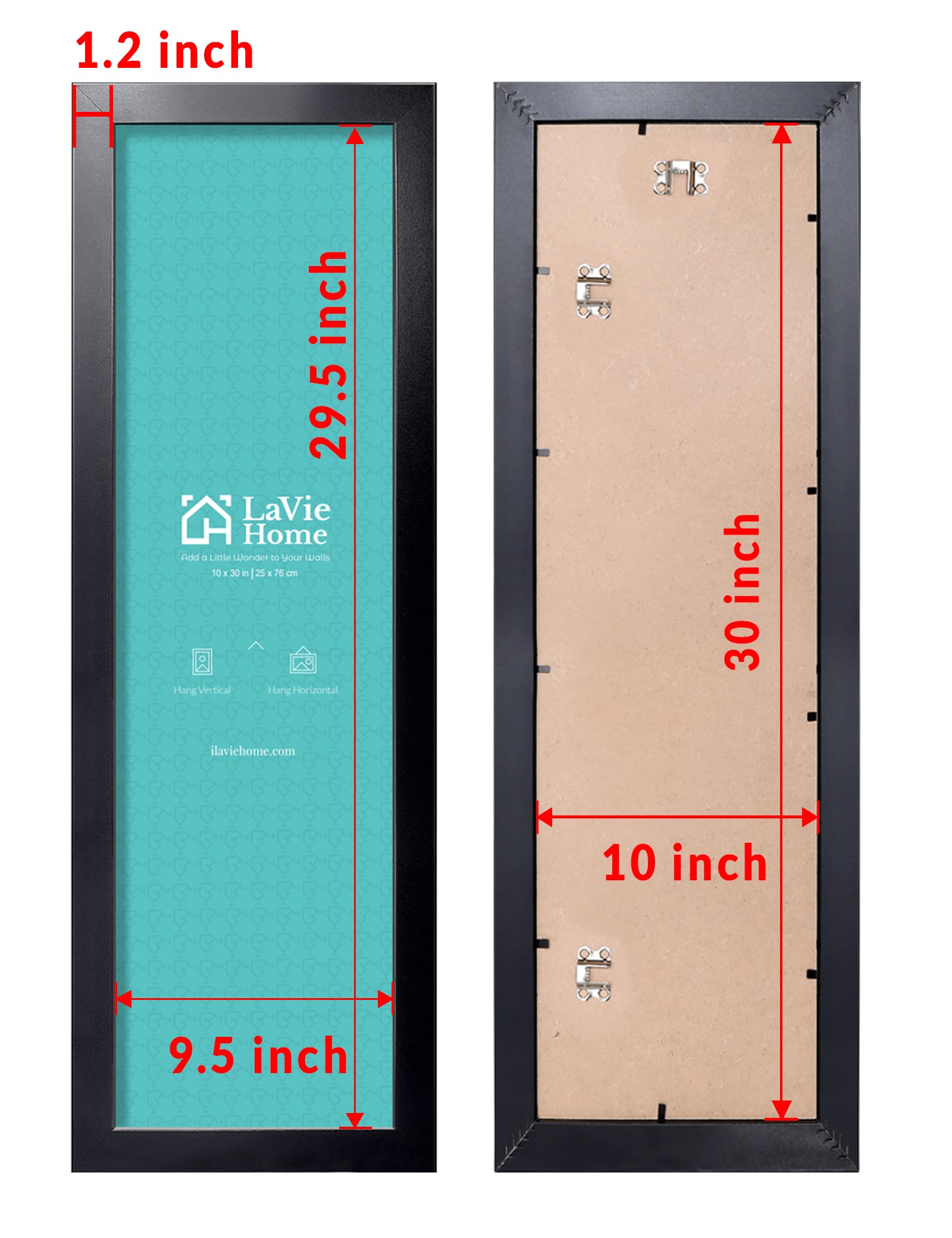LaVie Home 10x30 frame on-wall display complements many spaces.