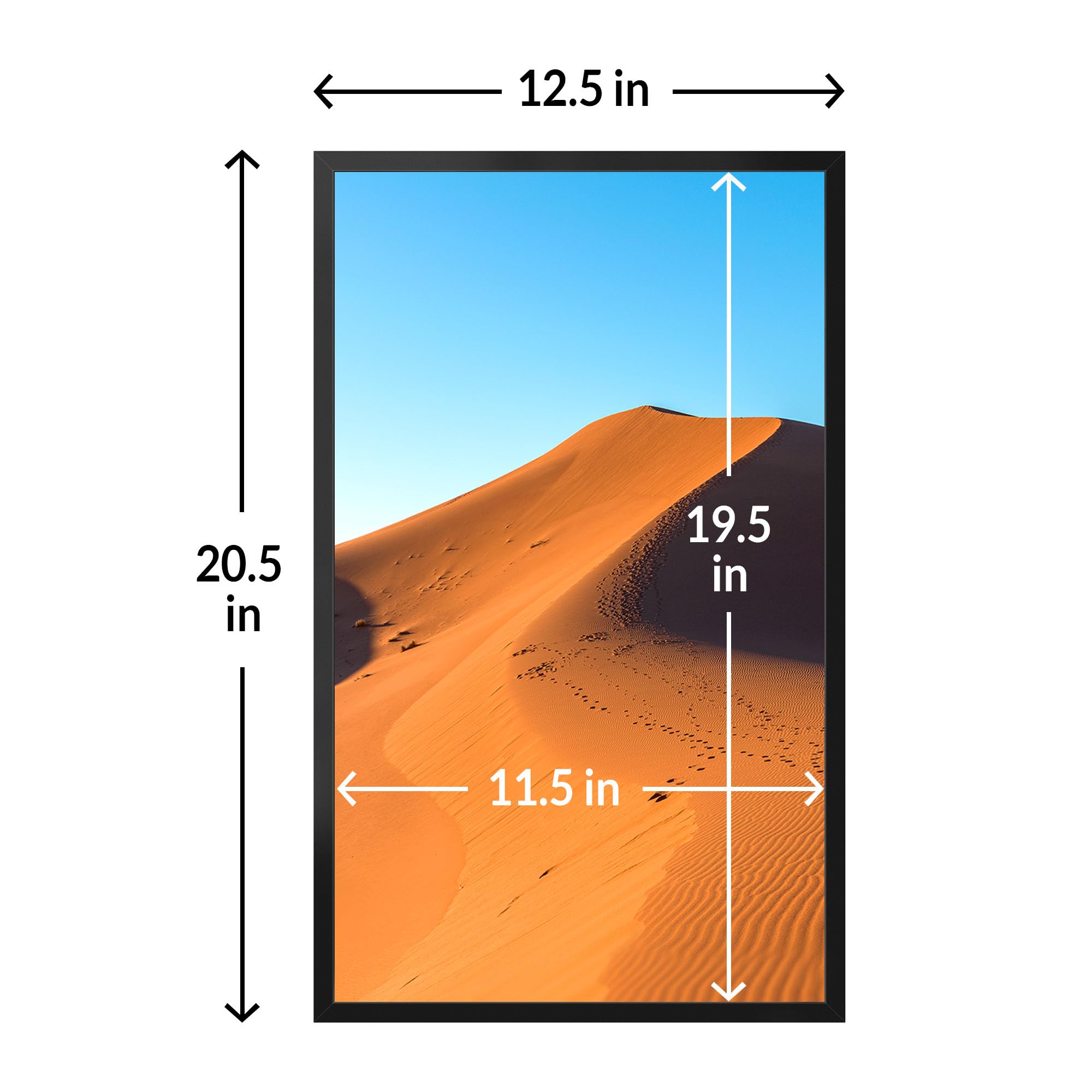 LaVie Home vertical hanging option for versatile wall layouts.