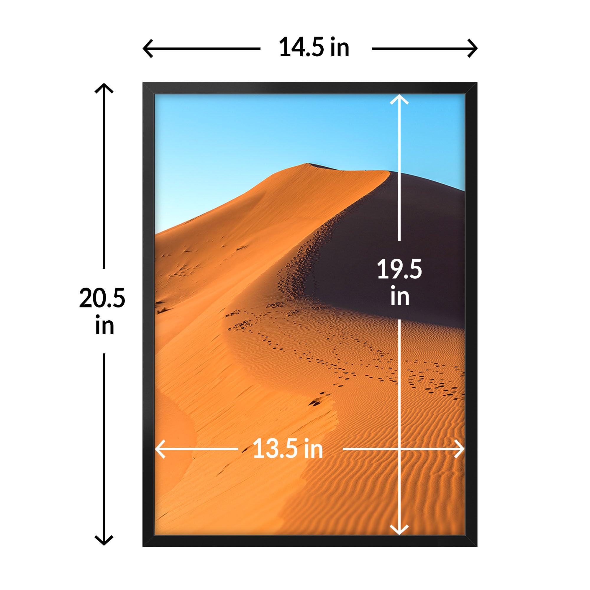 LaVie Home 14x20 HD plexiglass provides clear, safe viewing.