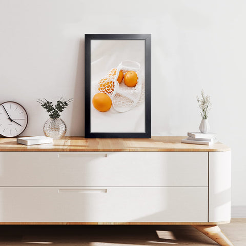 LaVie Home plexiglass panel provides clear, safe visibility for vibrant posters.