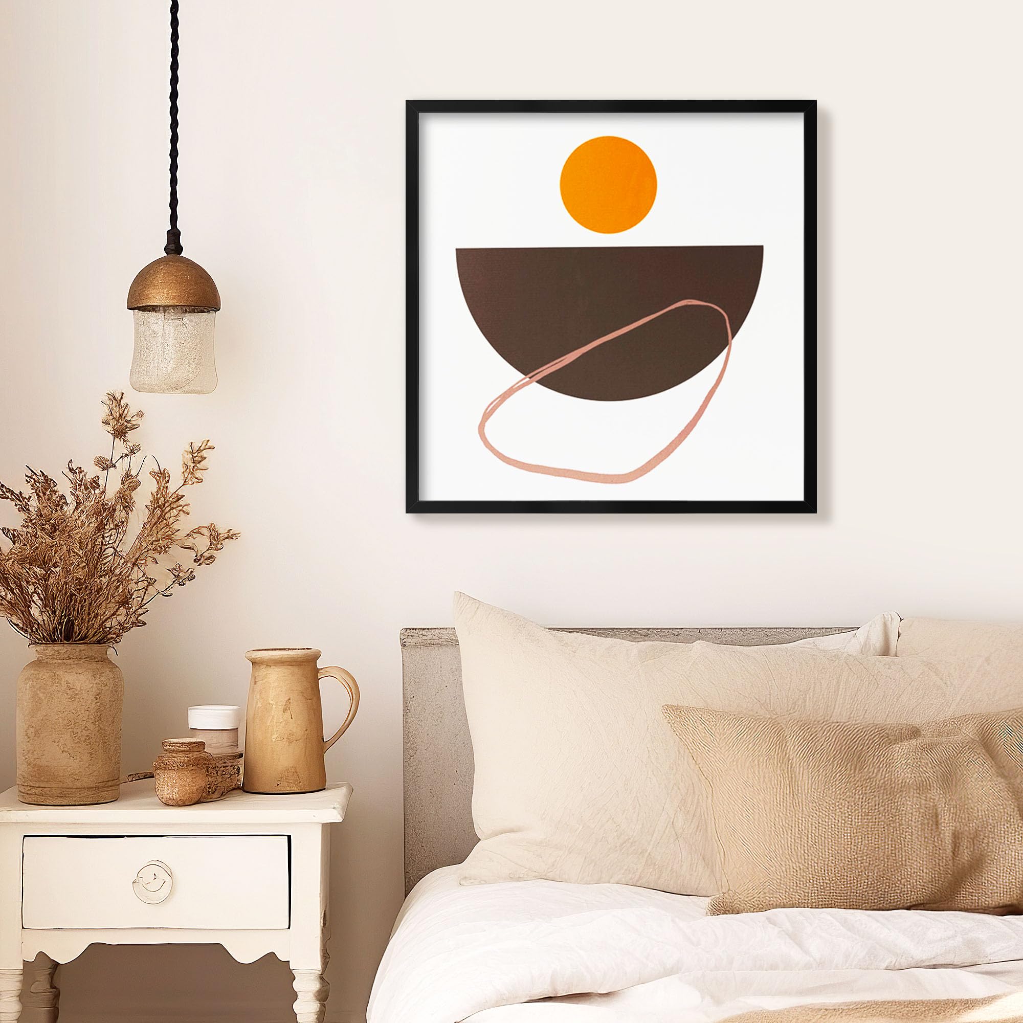 LaVie Home 16x16 frame protected by HD plexiglass against dust and scratches.