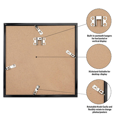 LaVie Home 16x16 frame two-pack on wall creates coordinated gallery display.