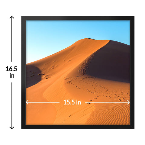 LaVie Home 16x16 square frame fits vertical or horizontal layouts for versatile décor.