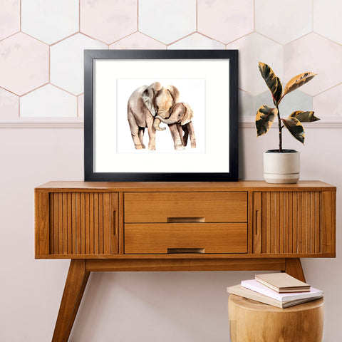LaVie Home frame back panel shows durable MDF construction for secure mounting