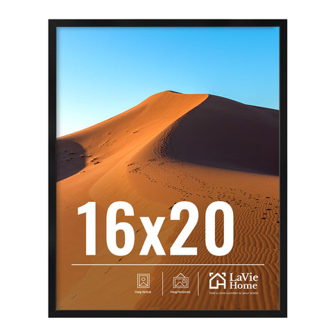 LaVie Home 16x20 frame with HD plexiglass front for clear and safe display