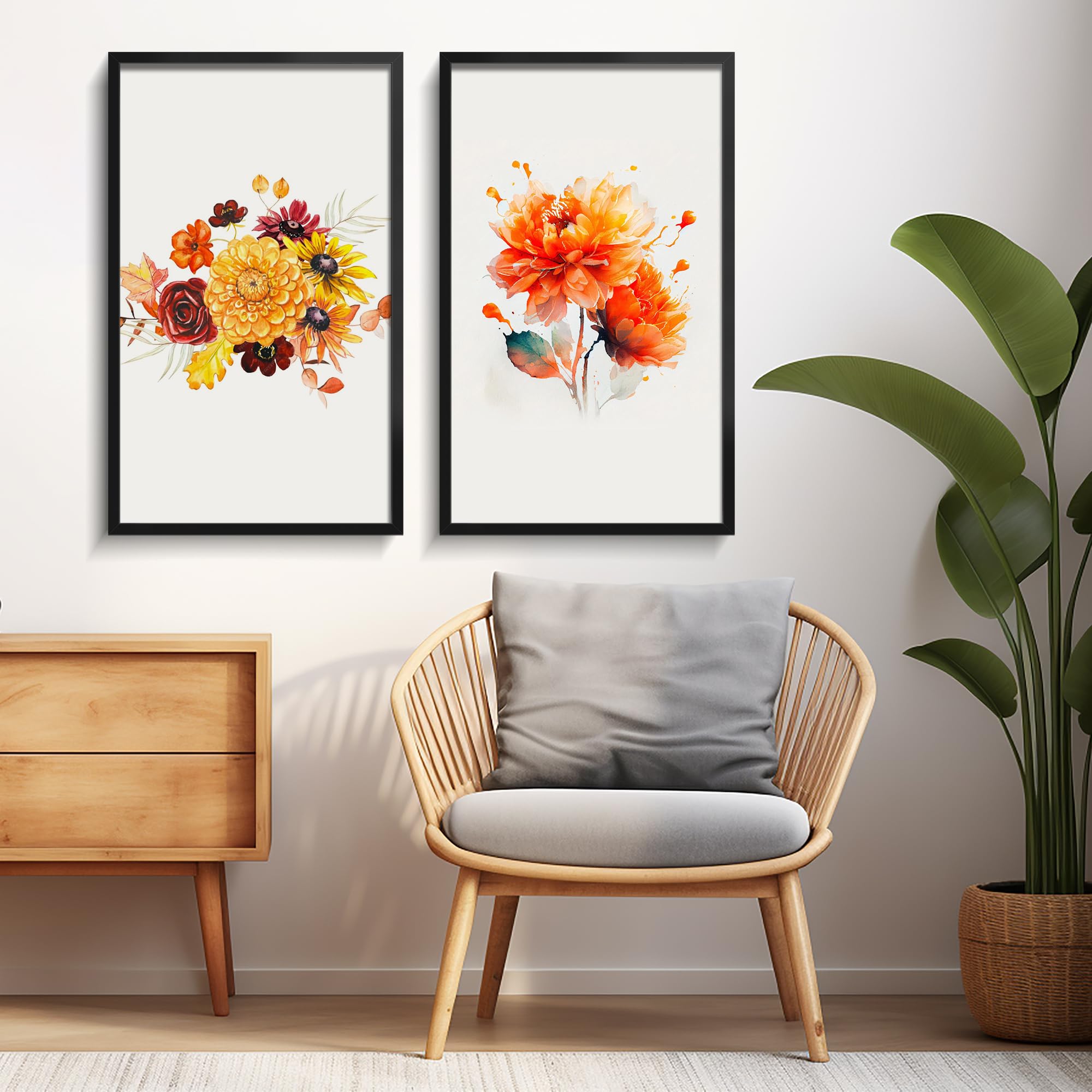 LaVie Home 16x24 frame showcased in living room decor ideas.