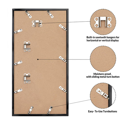 LaVie Home 16x28 frame with corner protectors for safe packaging