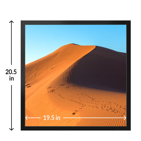 LaVie Home frame with HD plexiglass offers clear, safe viewing