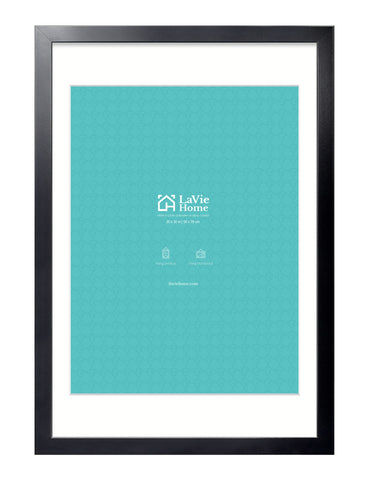 LaVie Home 20x30 black poster frame with plexiglass for clear poster display.