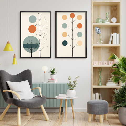 LaVie Home frame with wall art creates a polished gallery look