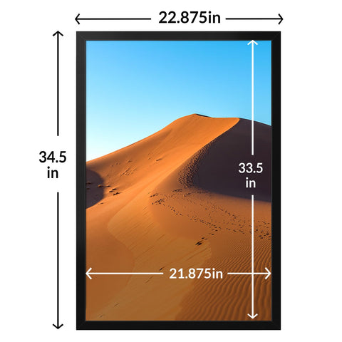 LaVie Home frame with HD Plexiglas protects content while showcasing it