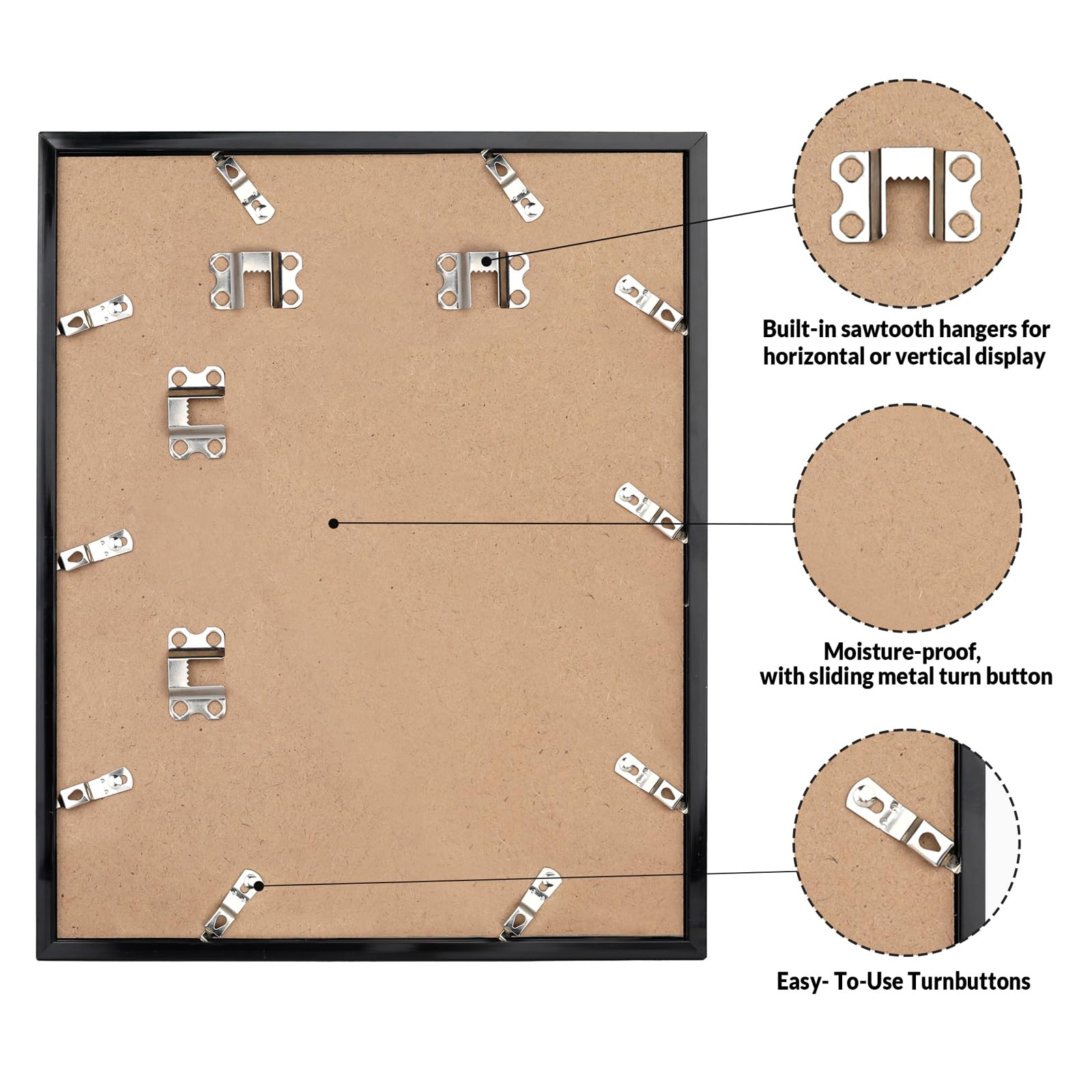 LaVie Home protective packaging keeps the frame safe during shipping