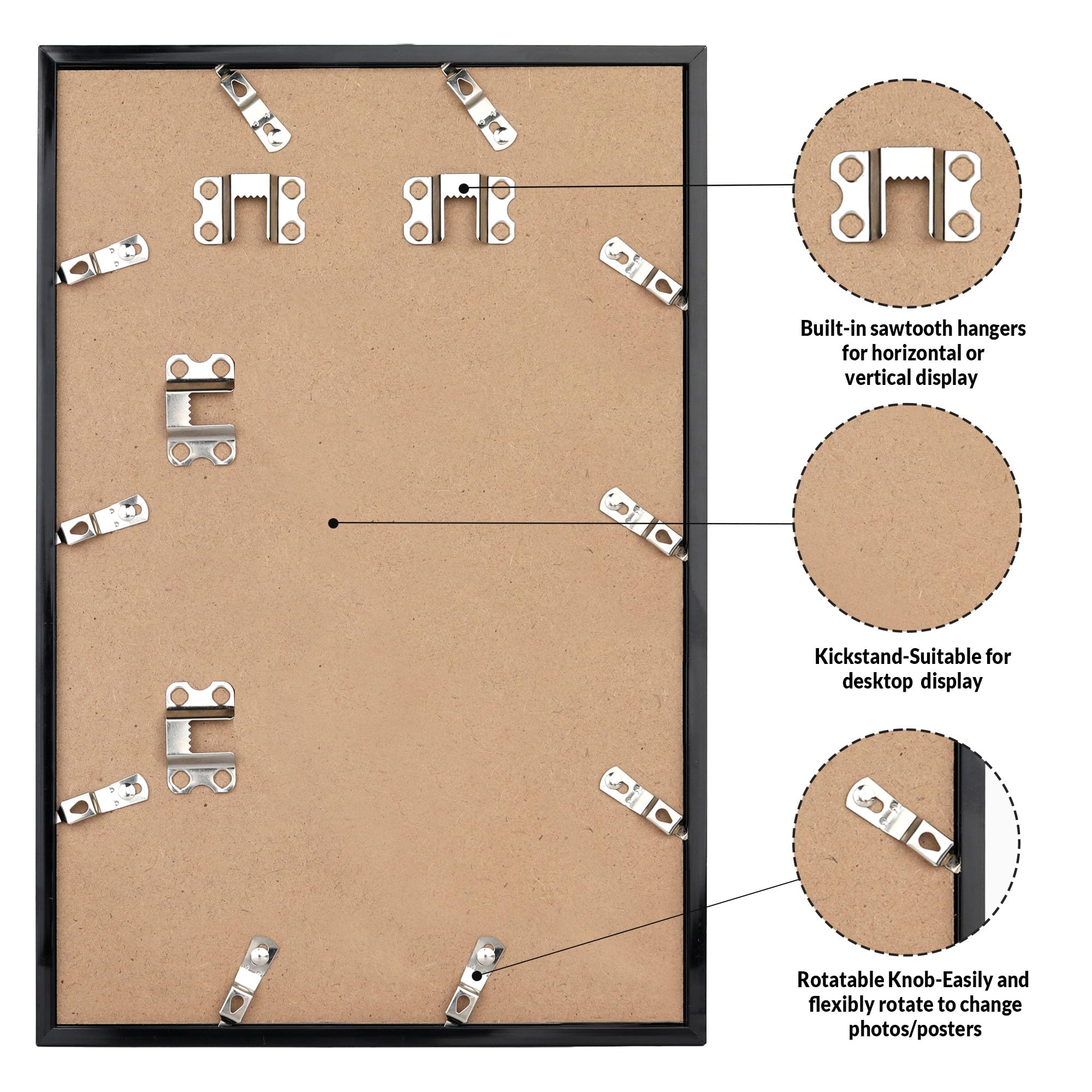 LaVie Home 22.375x34 frame horizontal display shows versatile wall mounting option.