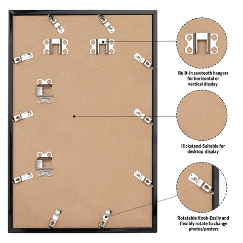 LaVie Home 22.375x34 frame horizontal display shows versatile wall mounting option.