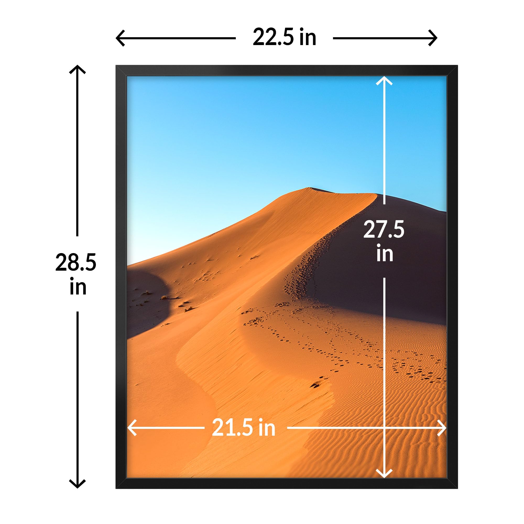 LaVie Home 22x28 frame with a sleek black border