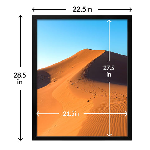 LaVie Home 22x28 frame shown horizontally on a shelf