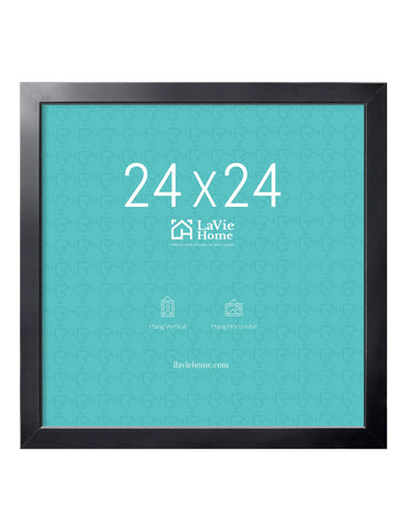 LaVie Home 24x24 poster frame with black finish for gallery-ready walls.