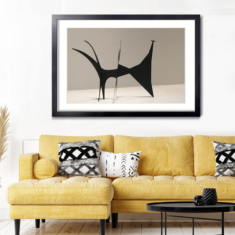 LaVie Home black frame without mat suited for larger posters