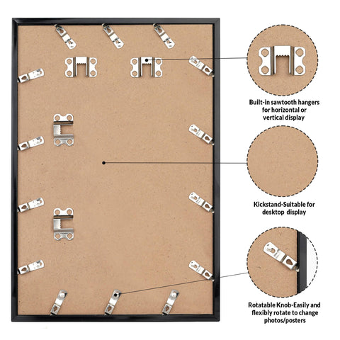 LaVie Home 27x40 frame horizontal mount suitable for wall or shelf