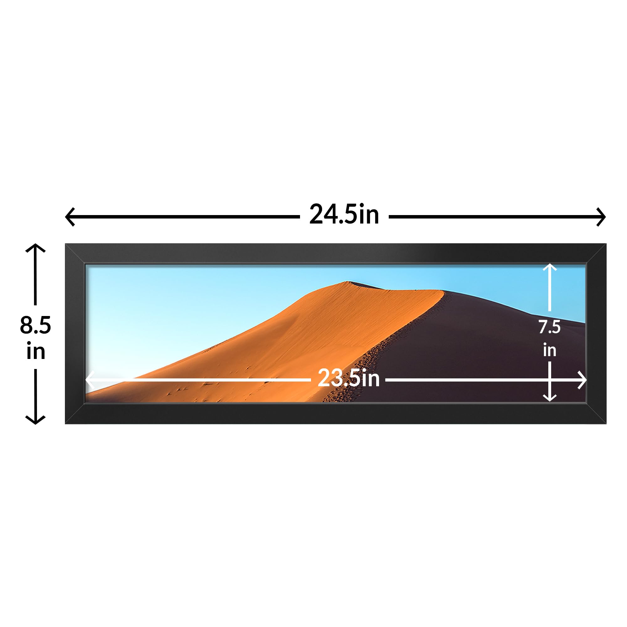 LaVie Home 8x24 frame horizontal mounting for panoramic displays