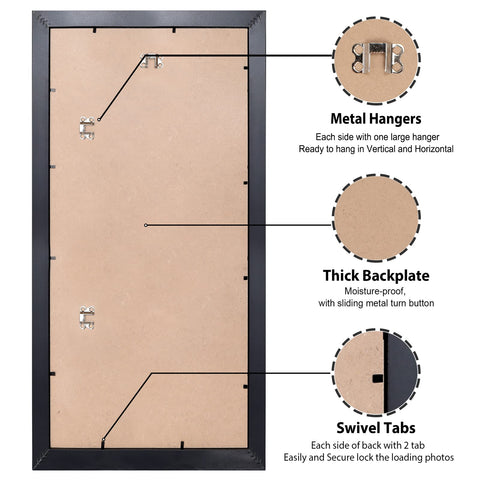 LaVie Home black panoramic frame in living spaces, enhancing cohesive decor.
