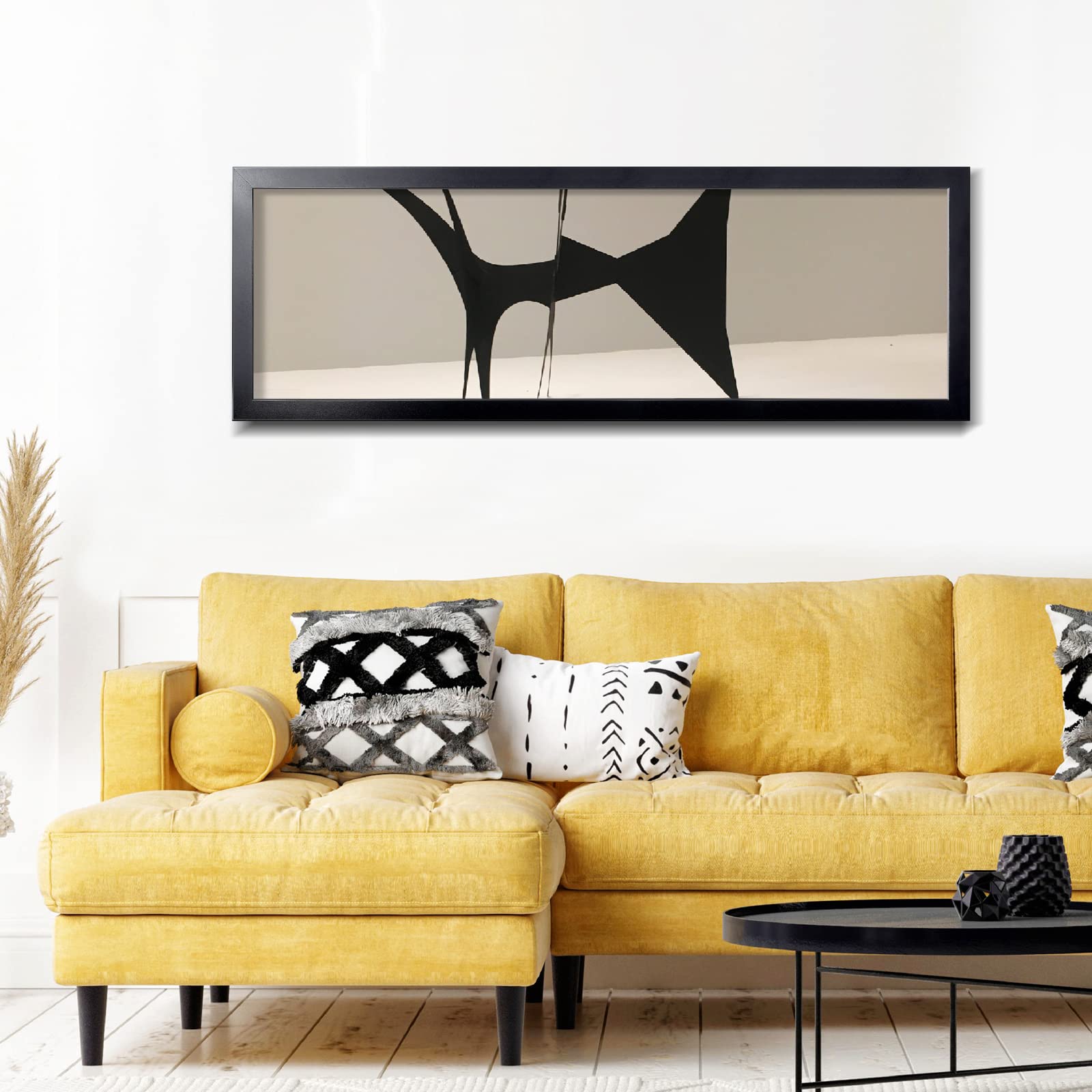 LaVie Home easy-hang panoramic frame for quick portrait or landscape mounting.