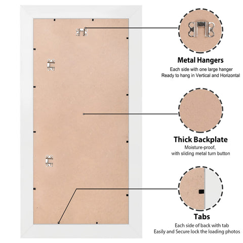 LaVie Home frame with included hooks for quick installation