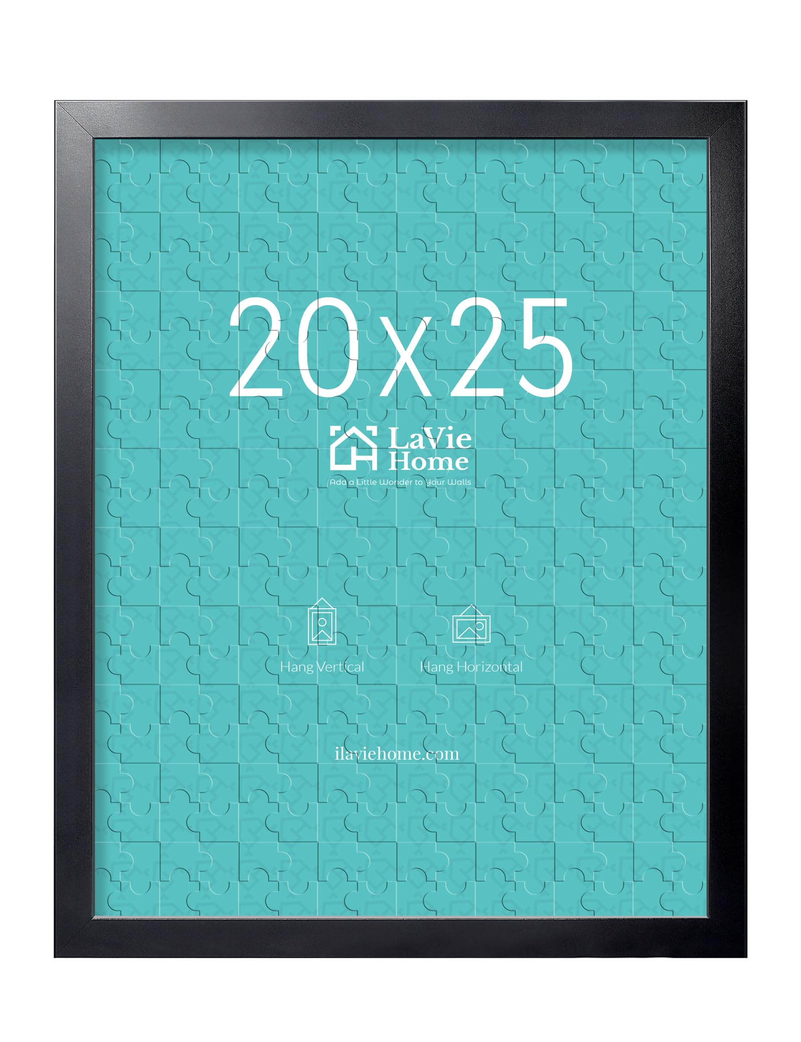 LaVie Home 20x25 black frame front view showing minimalist display