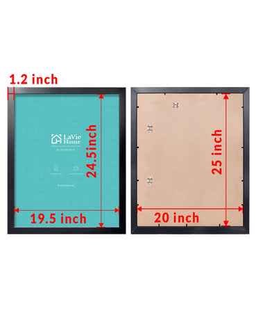 LaVie Home 20x25 back with hanging hooks for portrait or landscape