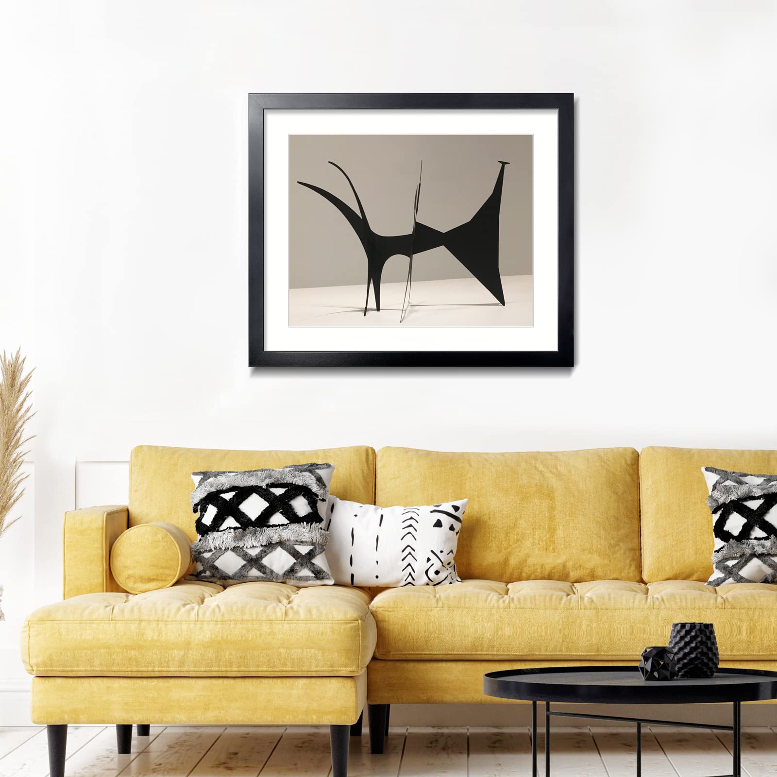 LaVie Home frame back view highlighting sturdy backboard for secure mounting.