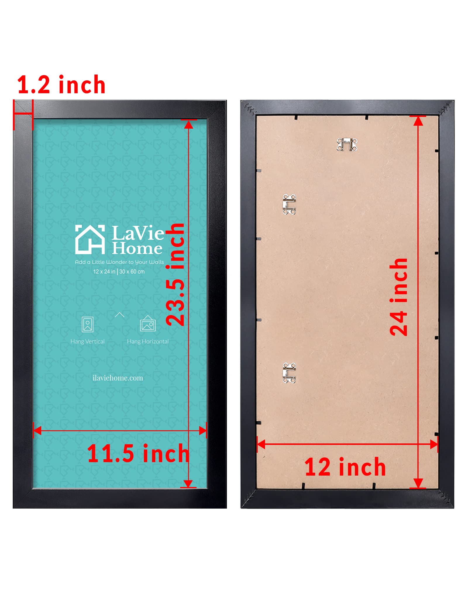 LaVie Home backboard MDF frame close-up showing sturdy construction.