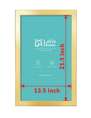LaVie Home frame front features clear plexiglass for crisp viewing.