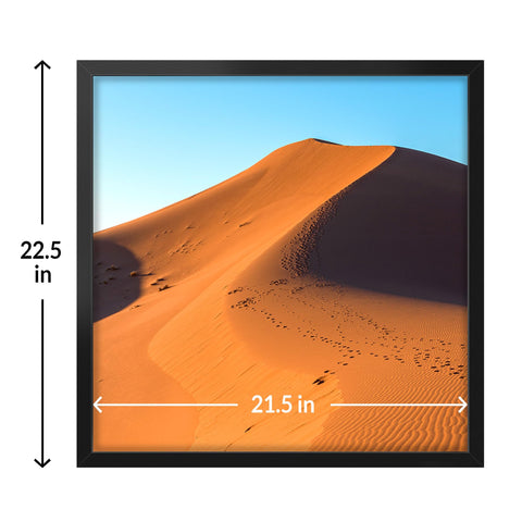LaVie Home frame shown hanging vertically or horizontally for flexible setup