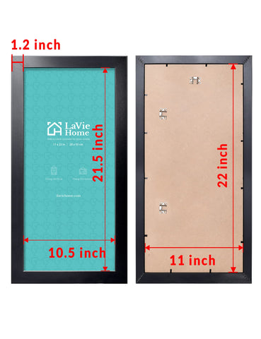 LaVie Home frame side profile showing slim MDF molding