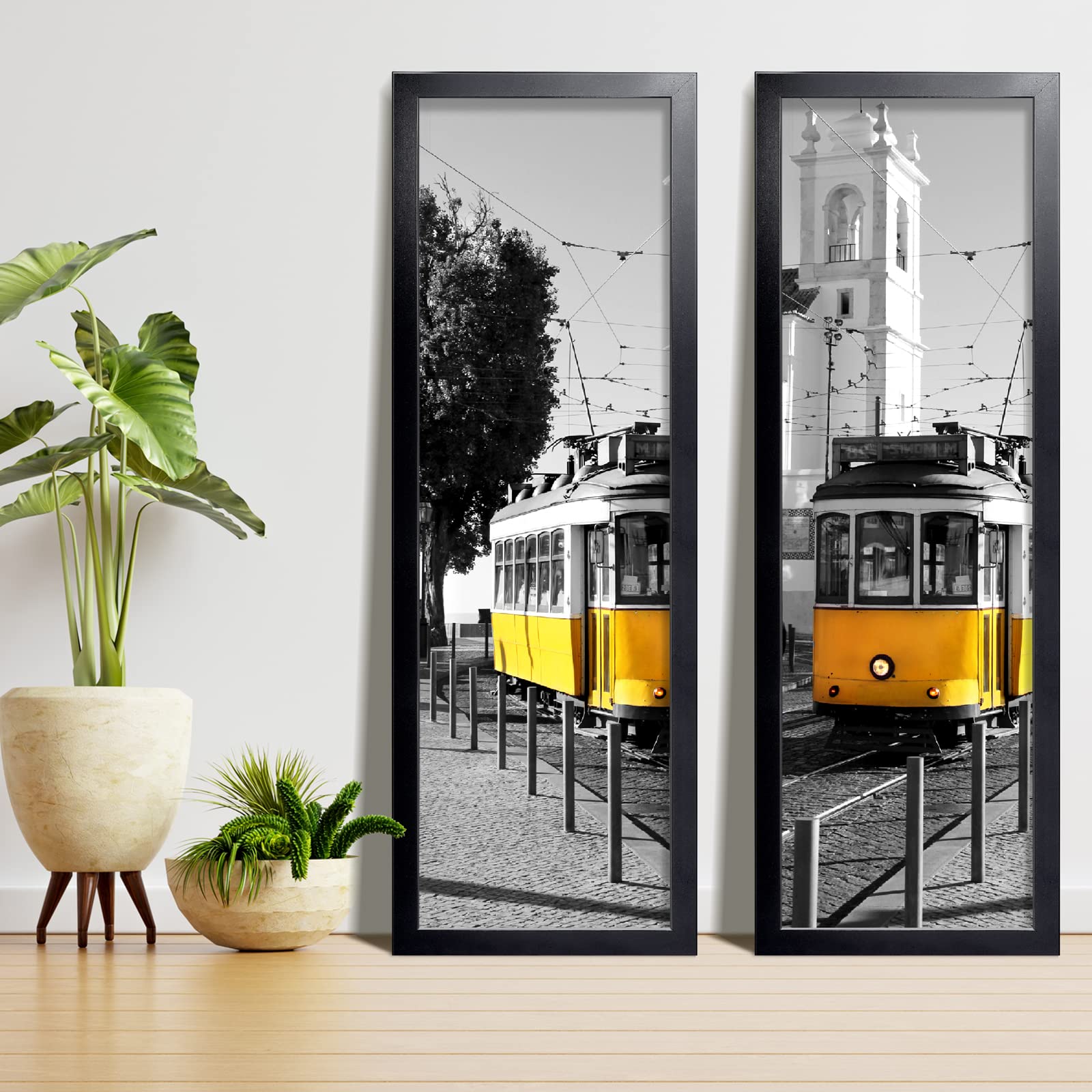 LaVie Home panoramic frame back with sturdy backboard for secure poster loading.
