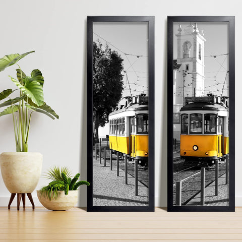 LaVie Home panoramic frame back with sturdy backboard for secure poster loading.