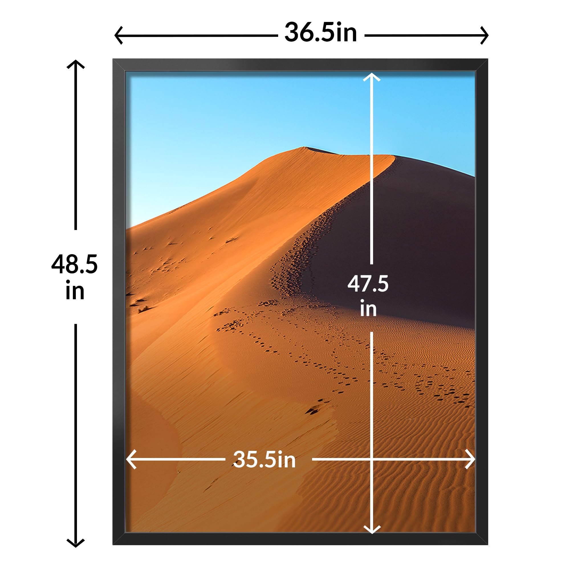 LaVie Home 36x48 plexiglass panel delivers clear, shatter-resistant viewing