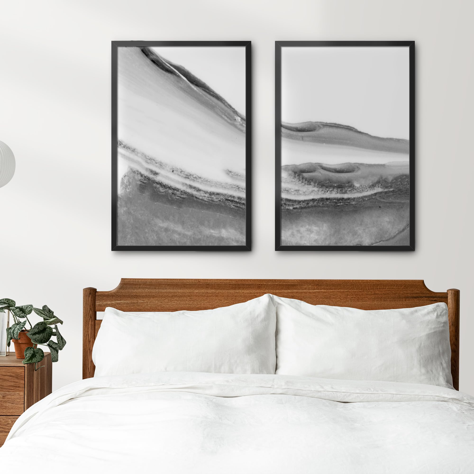 LaVie Home 20x30 frame ready for vertical or horizontal wall display.