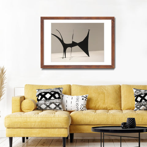 LaVie Home 20x30 brown poster frame hanging hooks for easy installation.
