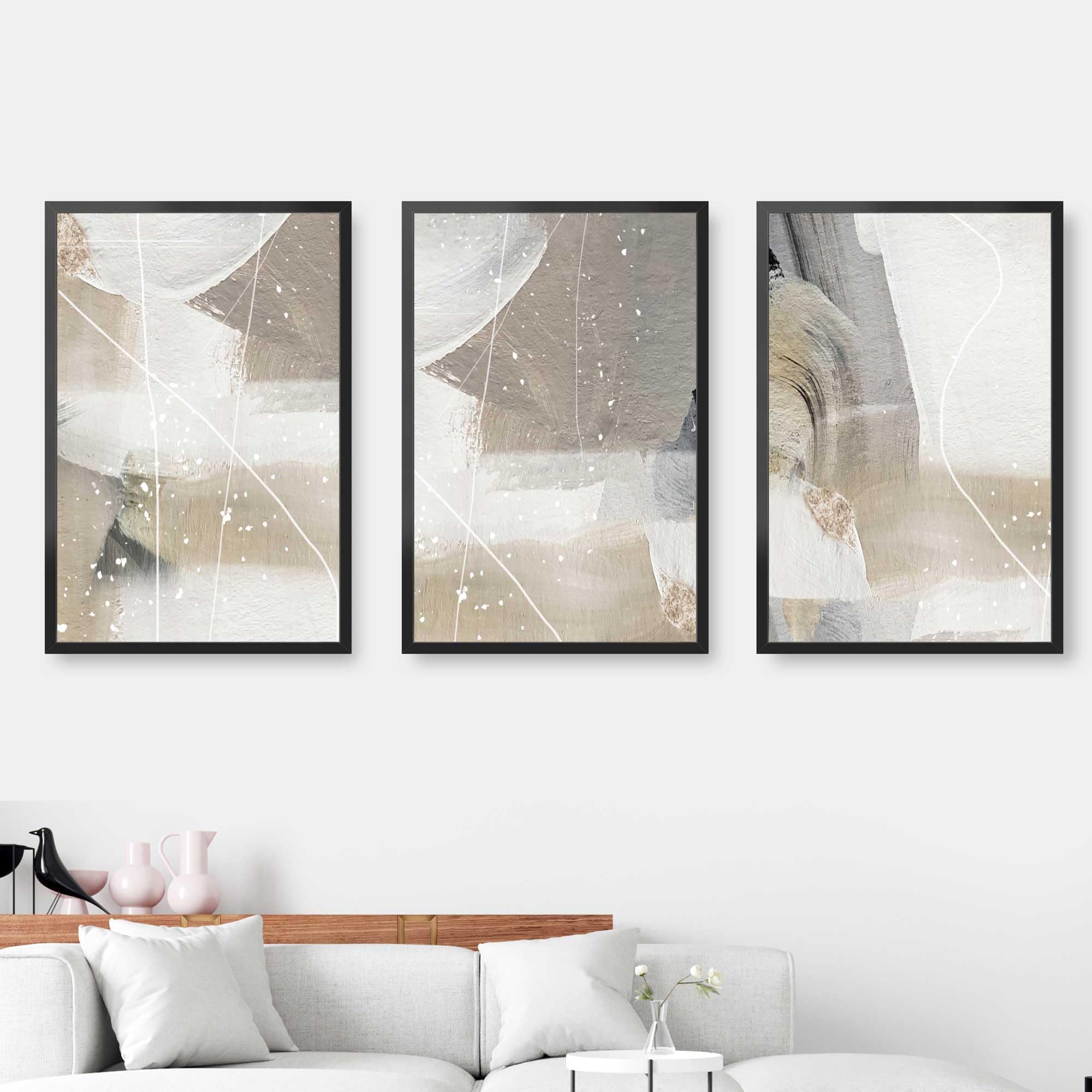 LaVie Home 24x30 frame protective film removal for a crisp image reveal.