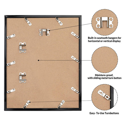 LaVie Home 20x27 frame is easy to insert photos.