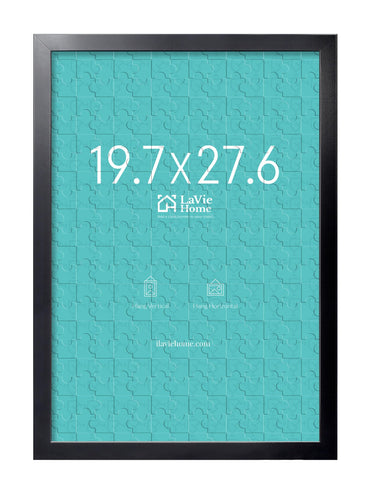 LaVie Home puzzle frame front view for vivid wall poster display