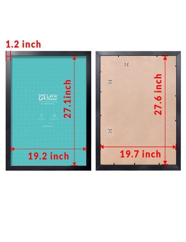 LaVie Home puzzle frame plexiglass front provides clear poster protection