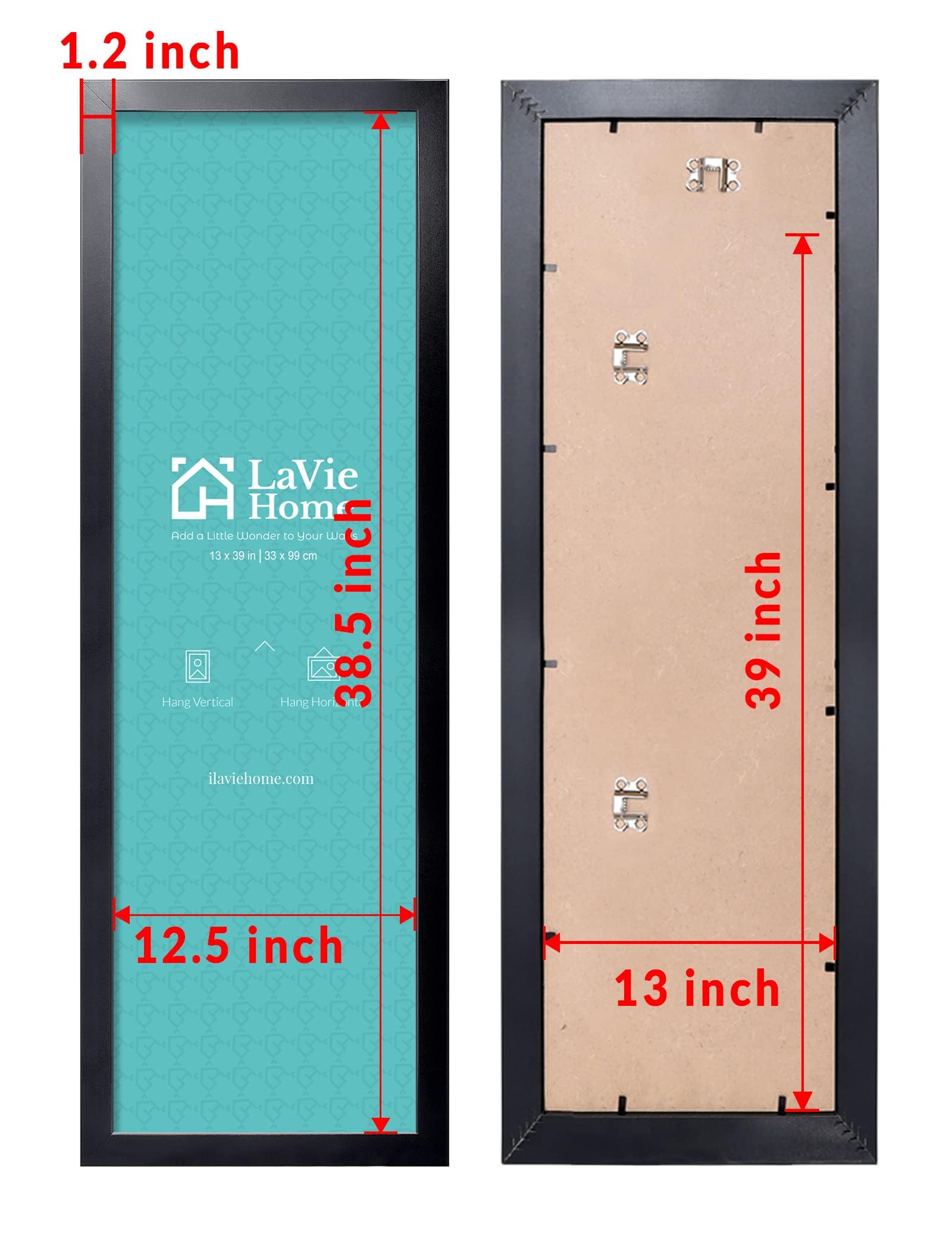 LaVie Home wide frame ideal for hotel lobby gallery displays